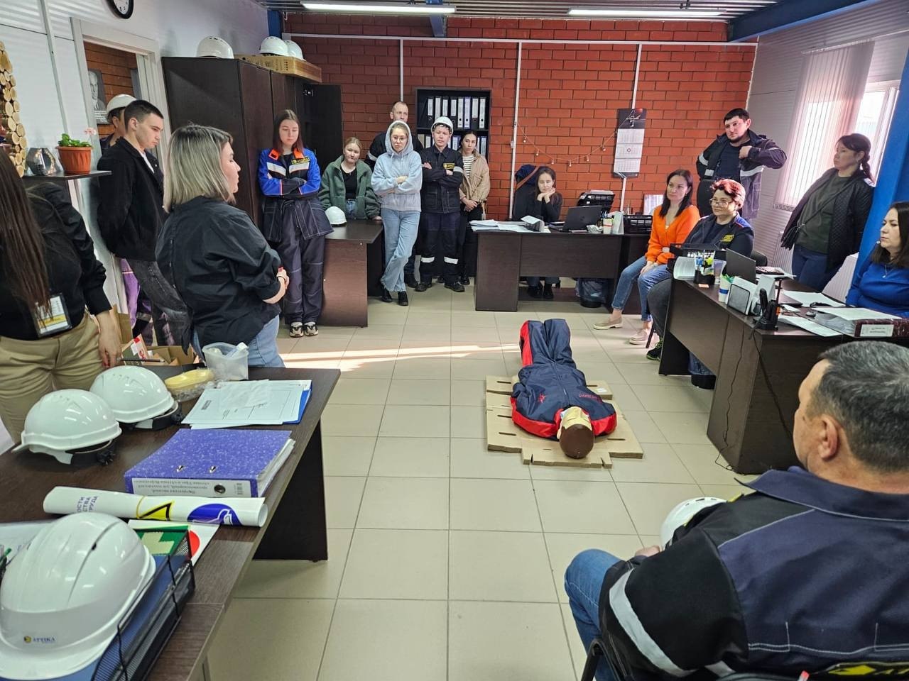 Занятие по&nbsp;отработке практических навыков оказания первой помощи для&nbsp;сотрудников ООО "Аттика-Нефтекамск"